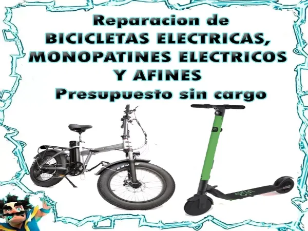 Reparación De Bicicletas Y Monopatines Eléctricos Y Mas