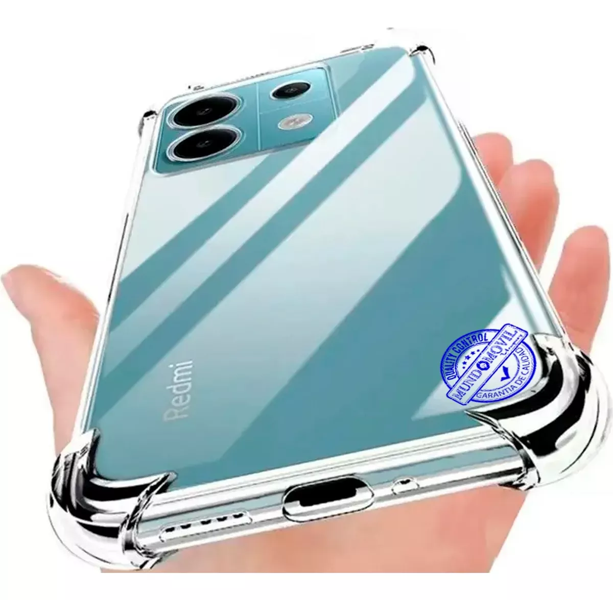 Funda Xiaomi Redmi Note 13 Pro 4G Transparente Esquinas Reforzadas - Dealy