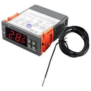 Termostato Digital Frio Y Calor Termómetro 2 Mt 220 -110 V